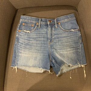 Madewell High Rise Denim Short Size 29
